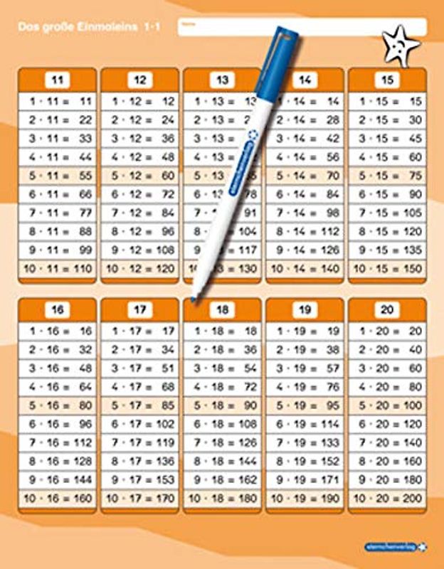 Ich übe unregelmäßige Verben - Zeitformen - 1 Doppelfeld mit Stift