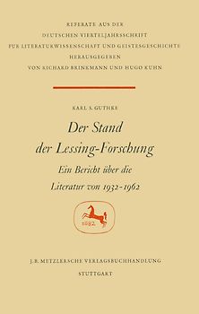 Der Stand der Lessing-Forschung