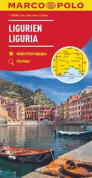 MARCO POLO Reisekarte Italien 05 Ligurien 1:150.000