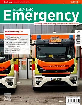 ELSEVIER Emergency. Sekundärtransporte. 5/2025