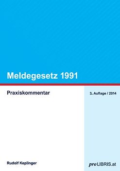 Meldegesetz 1991