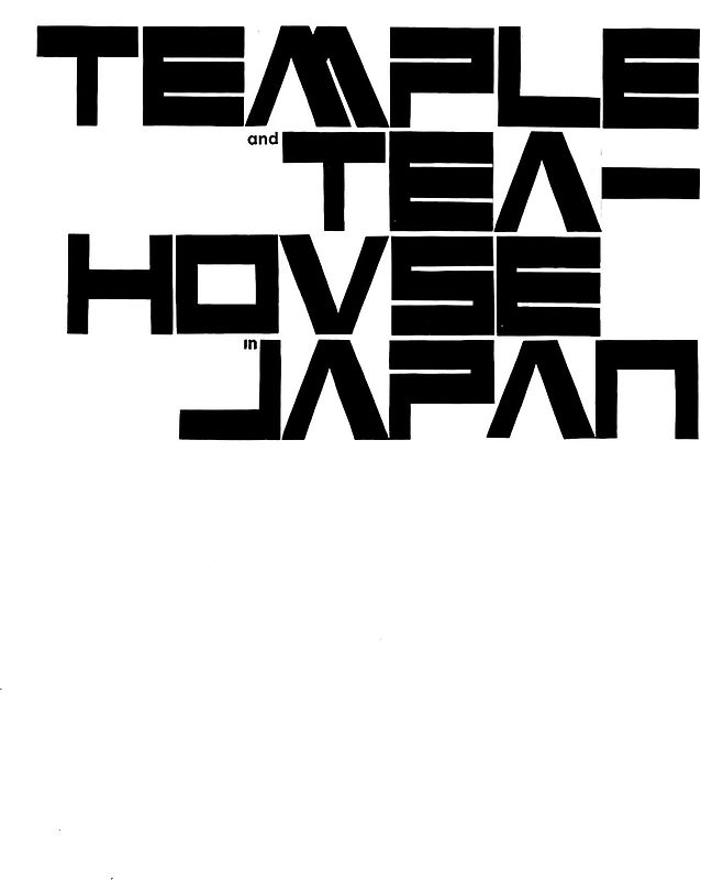 Temple and Teahouse in Japan