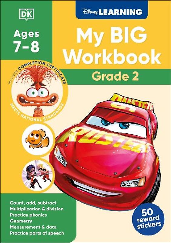 Disney Learning Big Workbook Grade 2