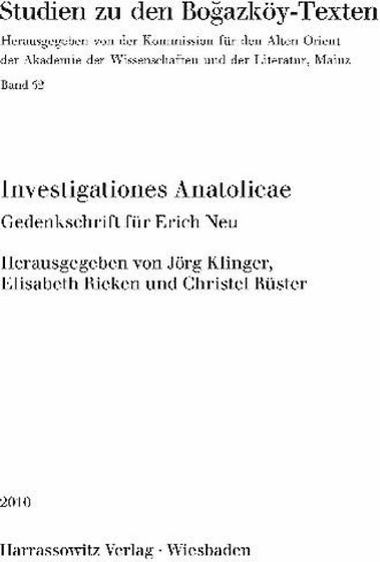 Investigationes Anatolicae