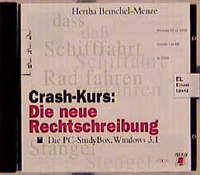 Crash-Kurs: Die neue Rechtschreibung. Die PC-StudyBox, Windows 3.1. Einzelplatzlizenz