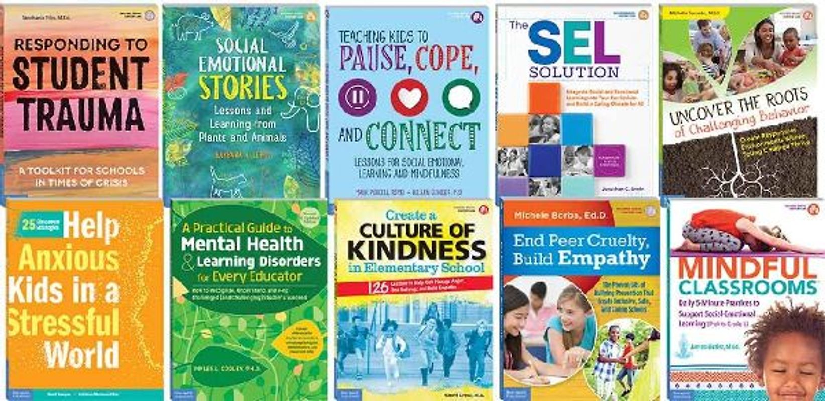 Mental Health Educator Resources Elementary 10-Book Set