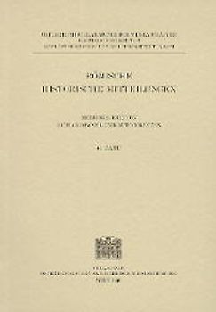 Römische Historische Mitteilungen / Römische Historische Mitteilungen Band 41