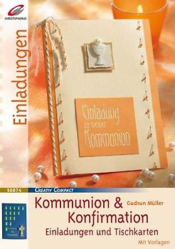 Zur Kommunion & Konfirmation. Einladungen & Tischkarten