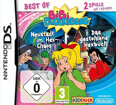 Best Of Bibi Blocksberg (Neustadt im Hex-Chaos/Das gestohlene Hexbuch) Nintendo DS