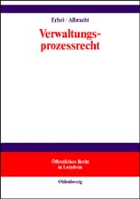 Verwaltungsprozessrecht