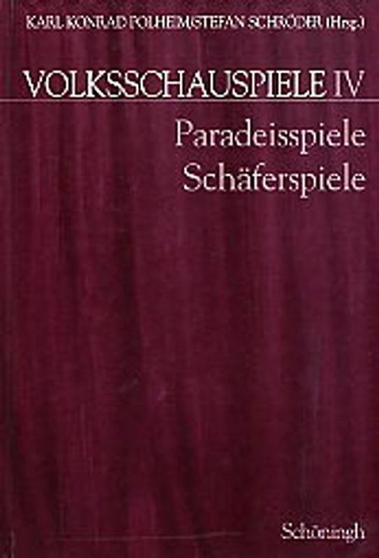 Paradeisspiele und Schäferspiele