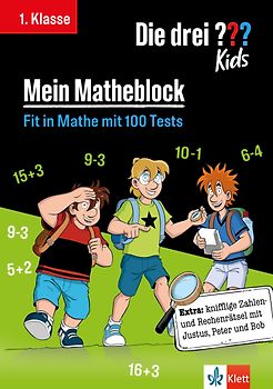 Die drei ??? Kids: Mein Matheblock 1. Klasse