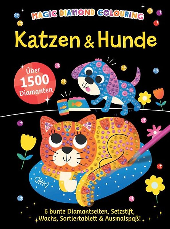 Magic Diamond Colouring – Katzen & Hunde