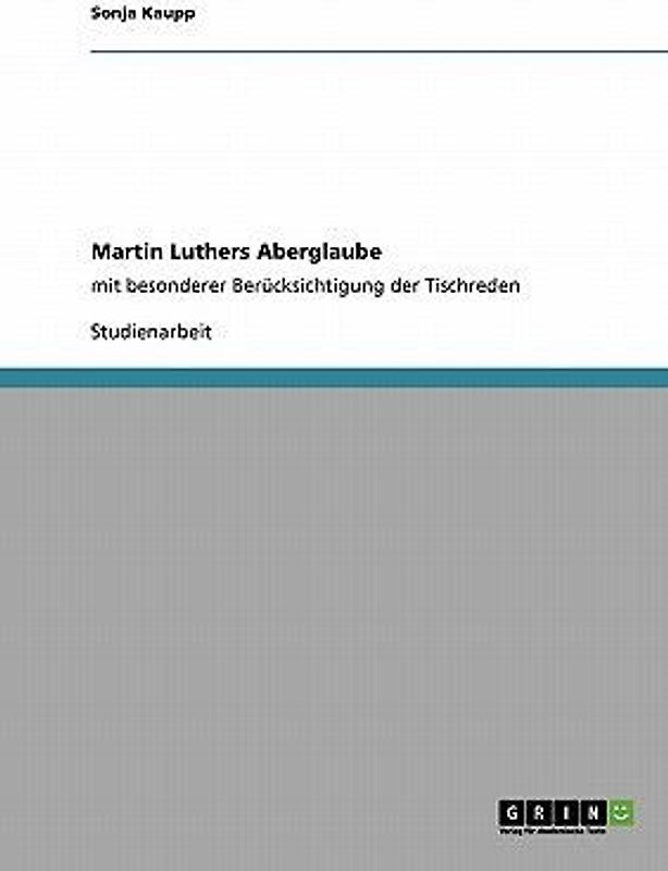 Martin Luthers Aberglaube