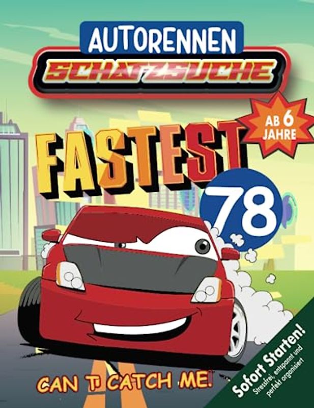 Auto Schatzsuche Kindergeburtstag ab 6 Jahren: Ran ans Partysteuer mit dieser Autoralley-Schnitzeljagd! inkl. Bastelvorlagen (eigenes Rennauto & Rennfahrerausweis. u.v.m.) (Bravo Schatzsuche)