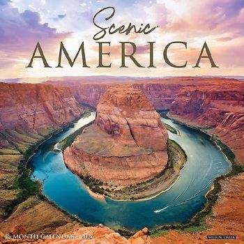 Scenic America 2026 12 X 12 Wall Calendar