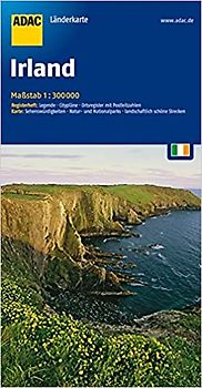 ADAC LänderKarte Irland 1:300 000