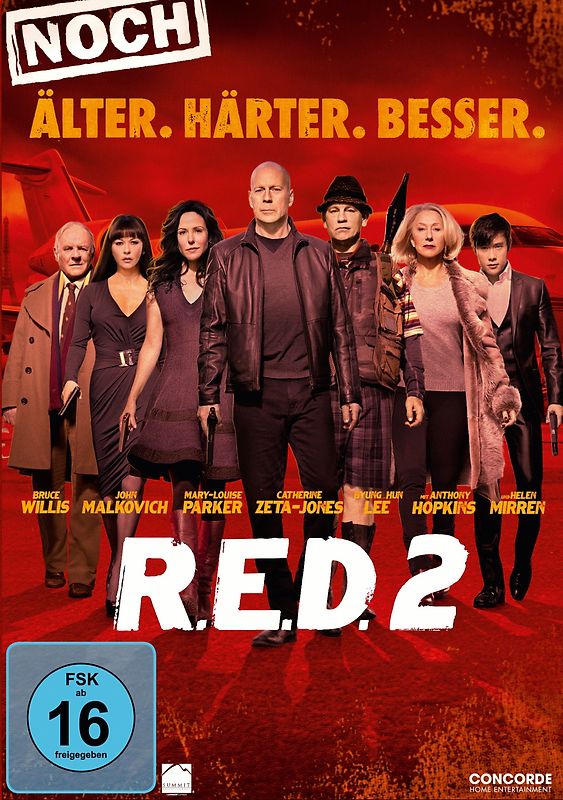R.E.D. 2 - Noch älter. Härter. Besser. DVD