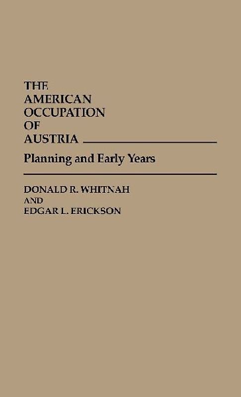 The American Occupation of Austria