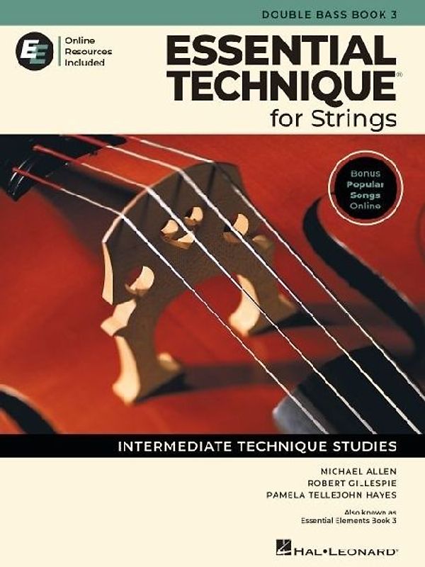 Essential Technique for Strings - Double Bass Book 3 with Online Resources