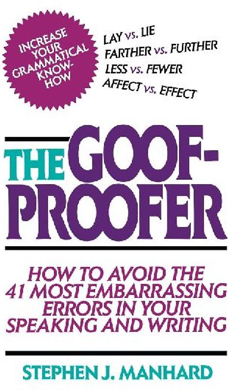 Goof Proofer