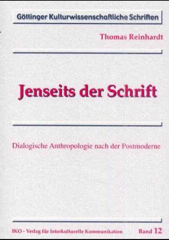 Jenseits der Schrift
