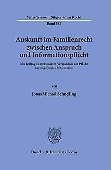 Auskunft im Familienrecht zwischen Anspruch und Informationspflicht.