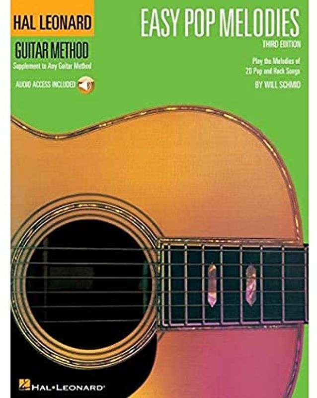 Easy Pop Melodies - Third Edition: Hal Leonard Guitar Method (Bk/Online Audio)