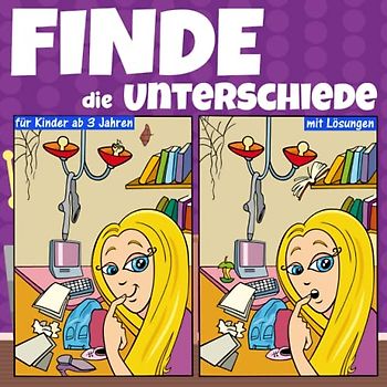 Finde die Unterschiede für Kinder: Fehlersuchbuch mit Lösungen für Kinder ab 3 Jahren | Mein erstes Finde den Fehler Buch