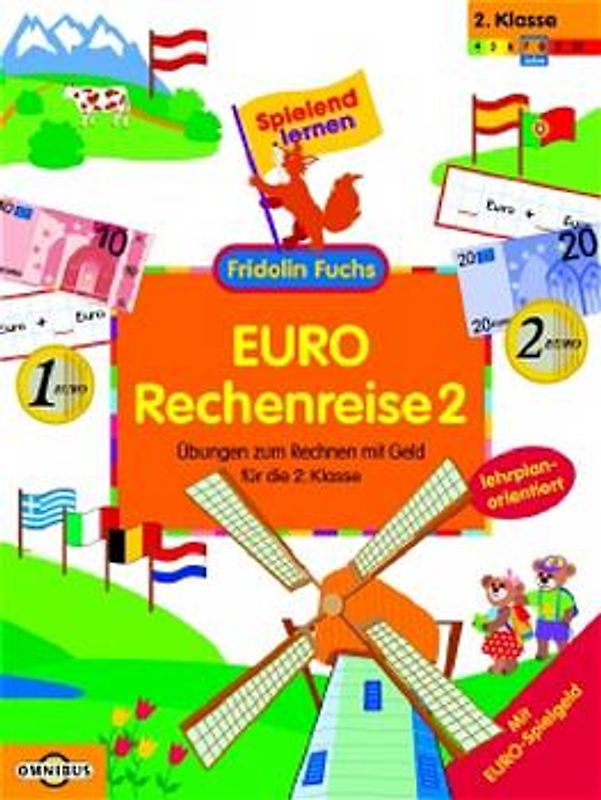 EURO-Rechenreise 2 - Übungen zum Rechnen mit Geld für die 2. Klasse