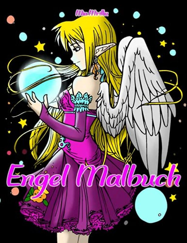 Engel Malbuch: Bezaubernde Engel zum Ausmalen für Kinder und Erwachsene
