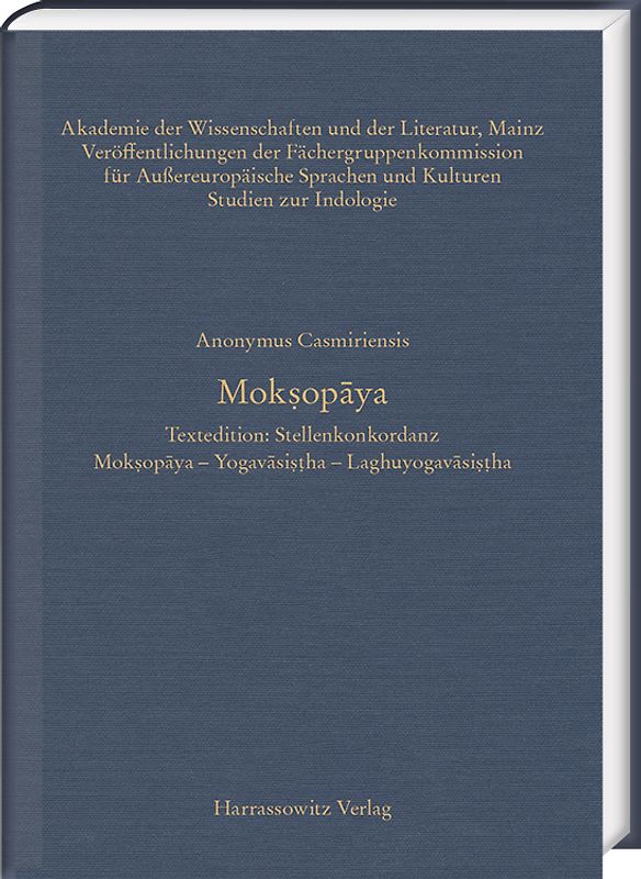 Mokṣopāya. Textedition: Stellenkonkordanz