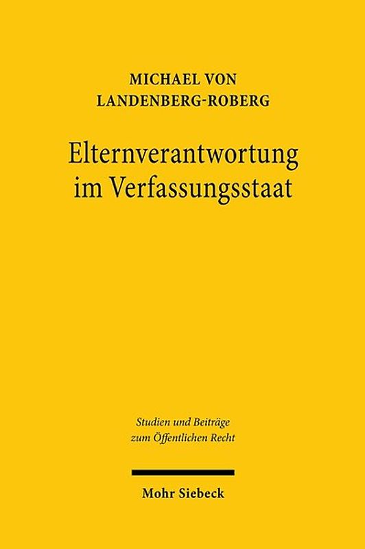 Elternverantwortung im Verfassungsstaat