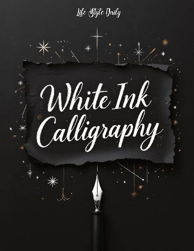White Ink Calligraphy