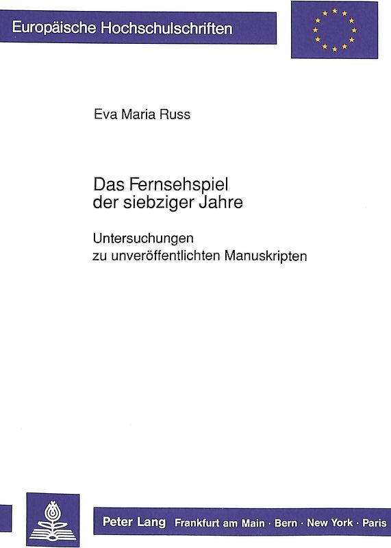 Das Fernsehspiel der siebziger Jahre