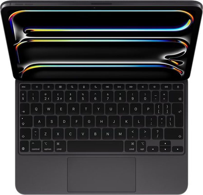 Apple Magic Keyboard für iPad Pro 11" (M4) [englisches Tastaturlayout, QWERTY] schwarz