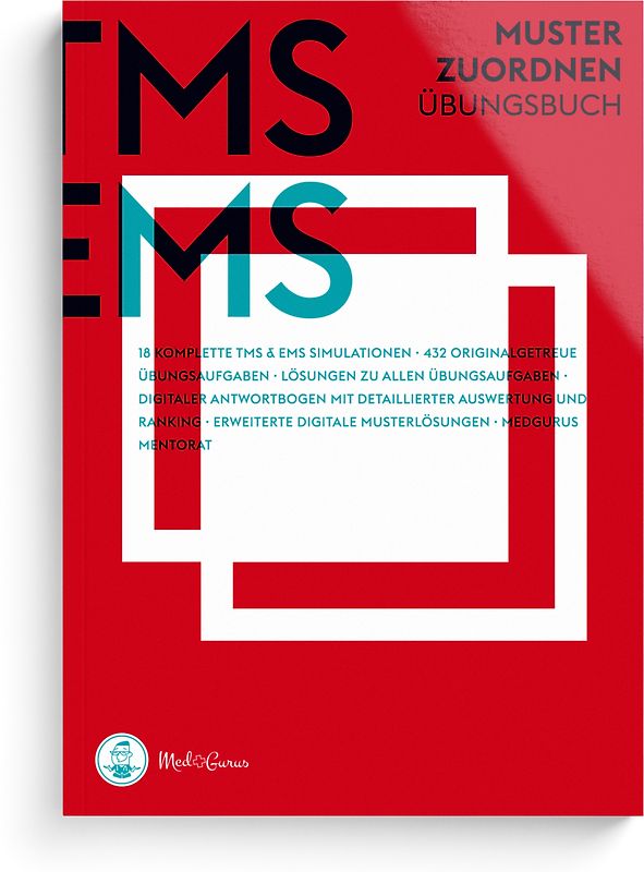 MedGurus TMS Vorbereitung - Muster zuordnen - Übungsbuch mit 432 Aufgaben und Musterlösungen zur Vorbereitung auf den Medizinertest - Erfolgreich ins Medizinstudium