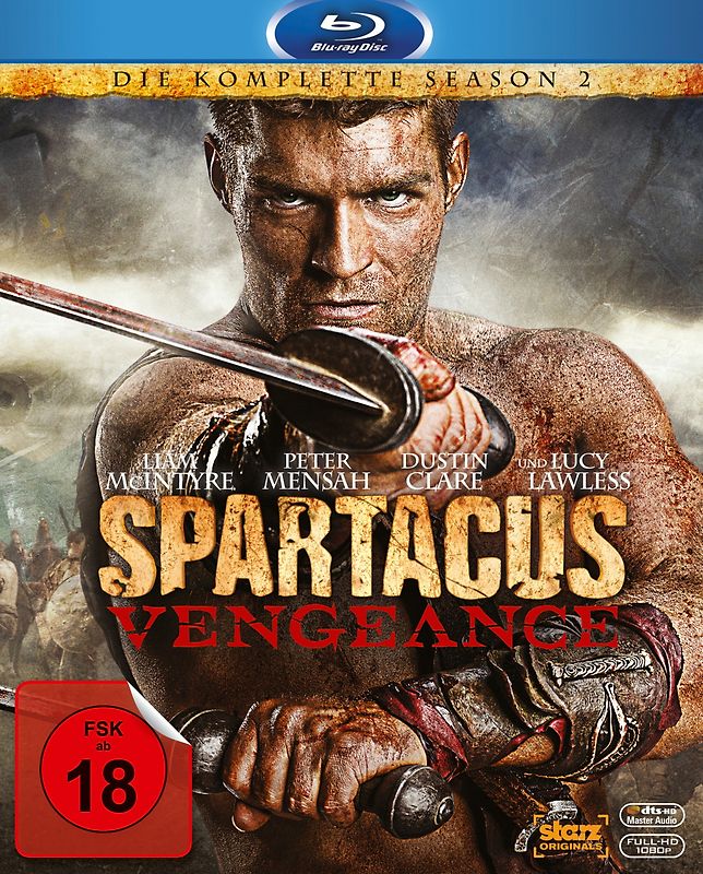 Spartacus: Vengeance - Die komplette zweite Season [4 Discs] Blu-ray Disc