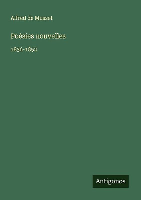 Poésies nouvelles