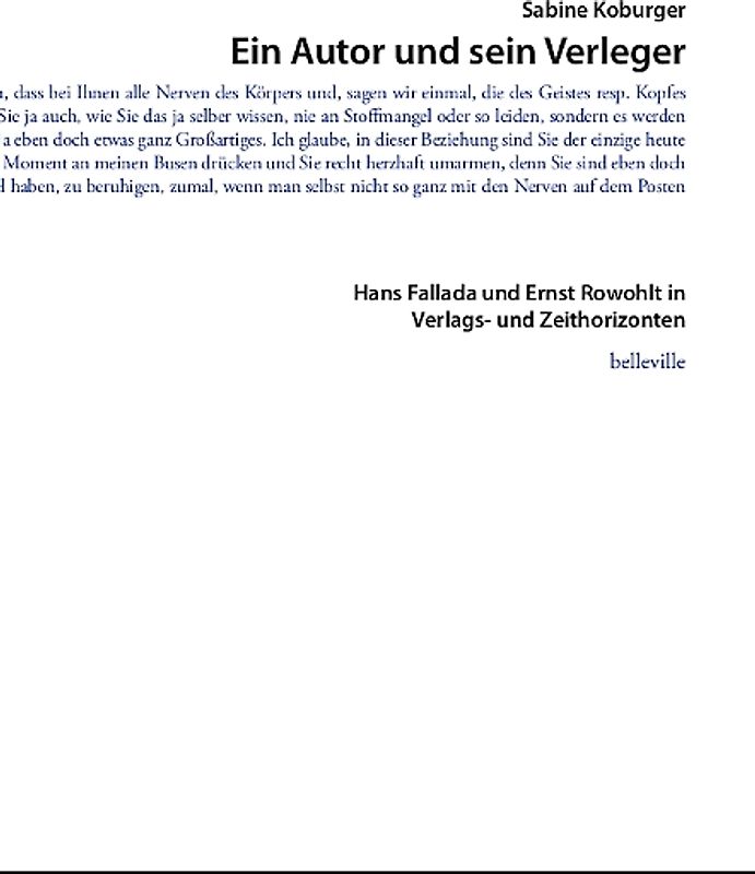 Ein Autor und sein Verleger