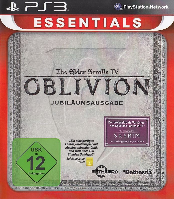 The Elder Scrolls IV: Oblivion Jubiläumsausgabe  [Essentials] PlayStation 3