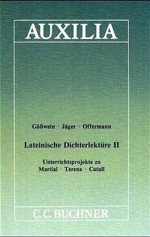 Auxilia / Lateinische Dichterlektüre II