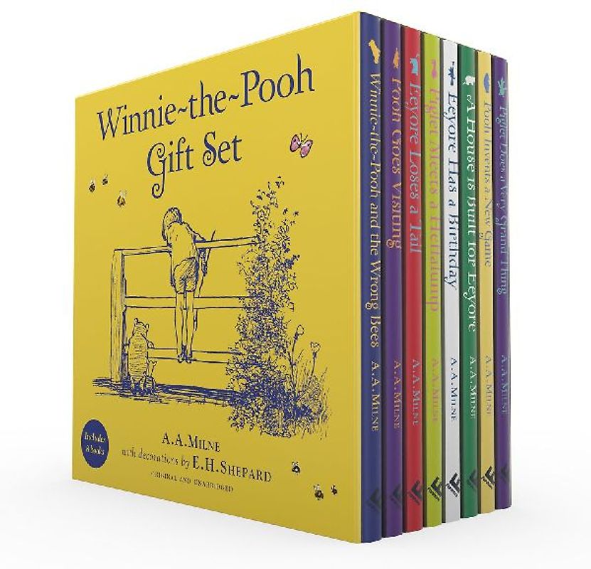Classic Winnie-The-Pooh 8 Gift Book Set