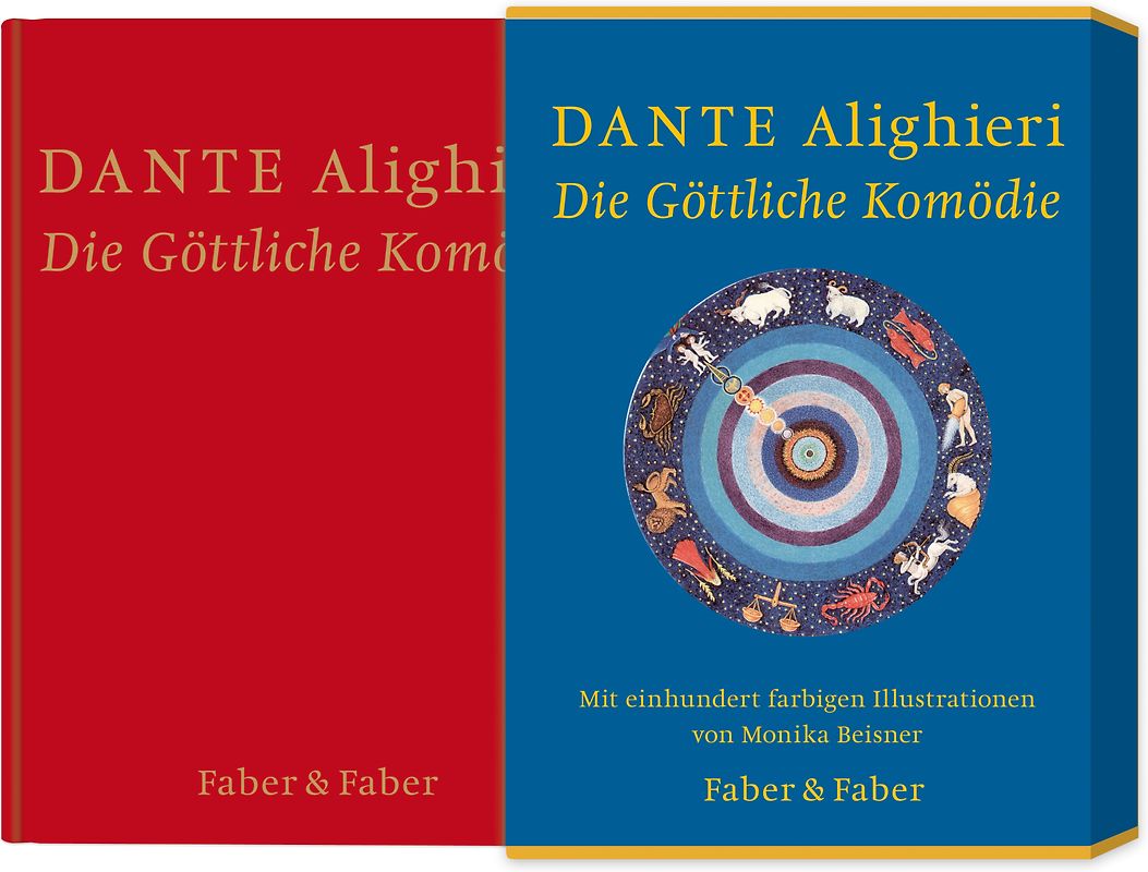 Die Göttliche Komödie. Mit 100 farbigen Illustrationen von Monika Beisner
