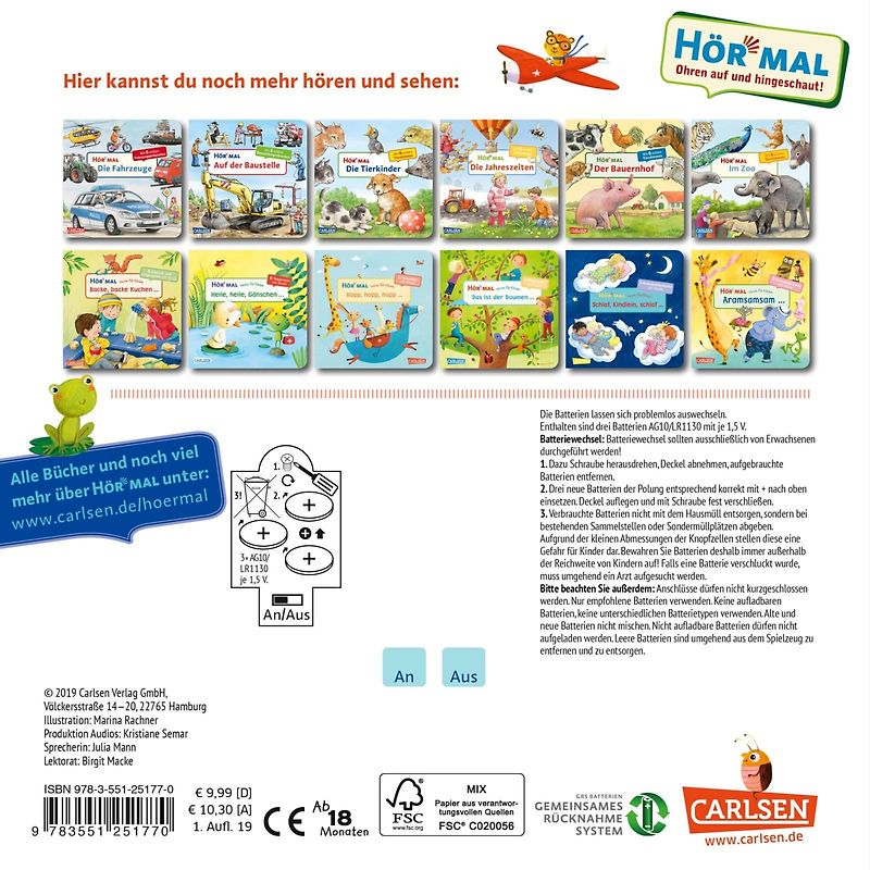 Hör mal (Soundbuch): Verse für Kleine: Kleine Schnecke, kleine Schnecke ...