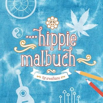 Hippie Malbuch für Erwachsene: Format ca. 21x21cm (8,25×8,25 inch) | Boho Malbuch für Kiffer, Hippies & Freaks | meditativ, spirituell & psychedelisch ... Stressbewältigung | Kreativbuch zum Ausmalen