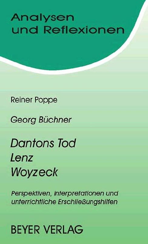 Büchner,Georg - Dantons Tod - Lenz - Woyzeck