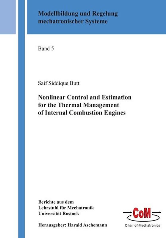 Nonlinear Control and Estimation for the Thermal Management of Internal Combustion Engines