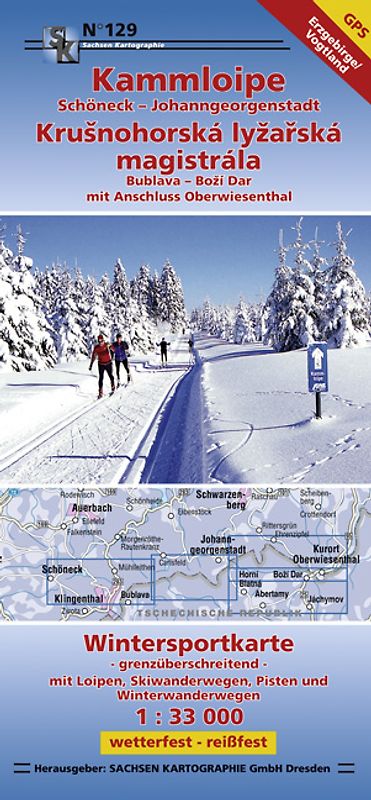 Kammloipe Schöneck-Johanngeorgenstadt / Krusnohorska lyzarska magistrala