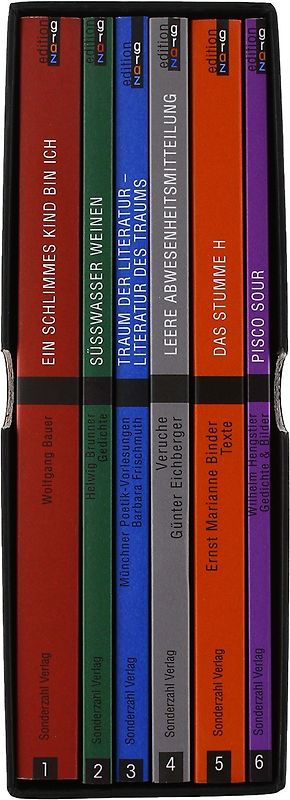 Sechs Bände der Edition Graz